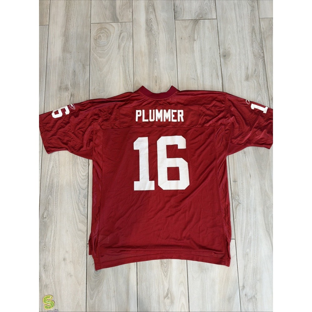 Jake Plummer 16 Vintage Arizona Cardinals Football Jersey By Reebok Size XXL 2XL